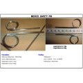 Stainless steel safety pin with hole use for extintor